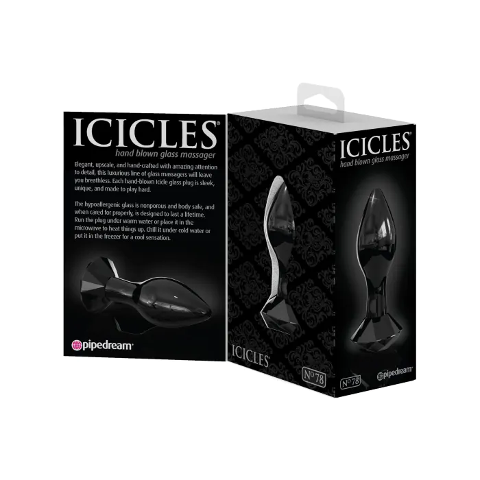 Анальна пробка Icicles 9 см — фото 6