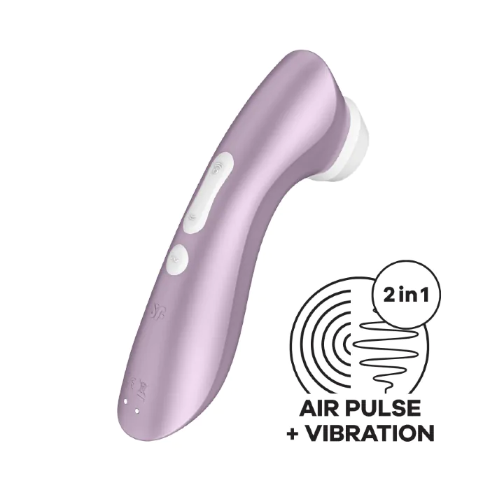 Вакуумний вібратор Satisfyer Pro 2+ Vibration Generation 2 violet