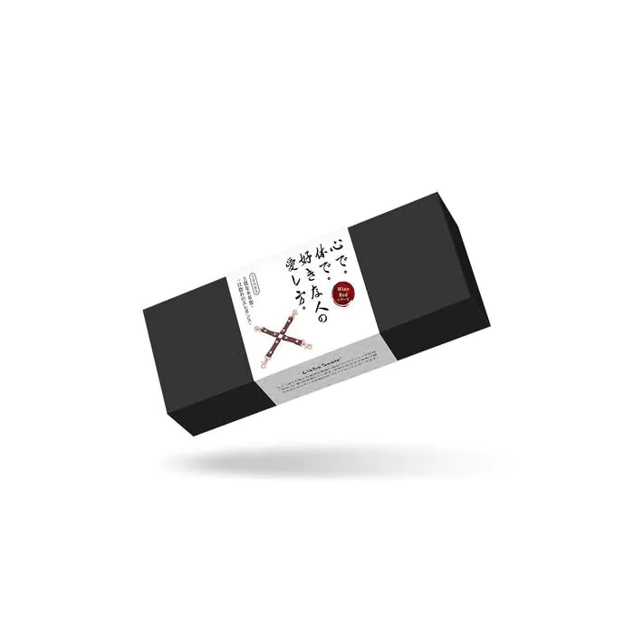 Шкіряна хрестовина Liebe Seele Wine Red Hogtie — фото 6