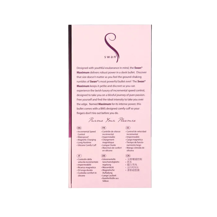 Віброкуля Swan Maximum + Comfy Cuff Pink — фото 10