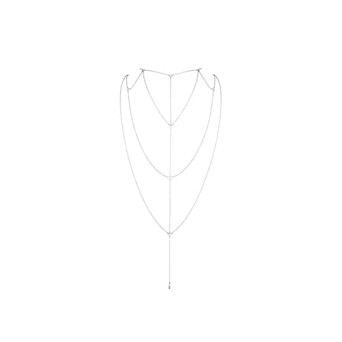 Ланцюжок для спини Bijoux Indiscrets Magnifique Back and Cleavage Chain - Silver