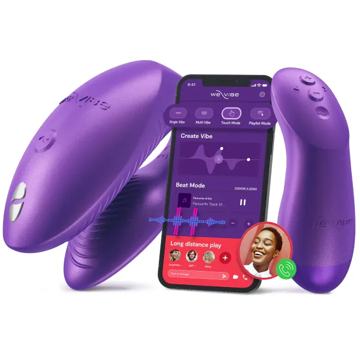 Парний смартвібратор We-Vibe Chorus Pro Cosmic purple — фото 3