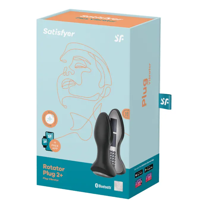 Анальна вібропробка Satisfyer Rotator Plug 2+ Black — фото 8