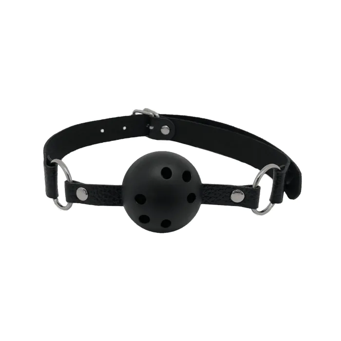 Вентильований кляп Alive Discretion Black Ball Gag