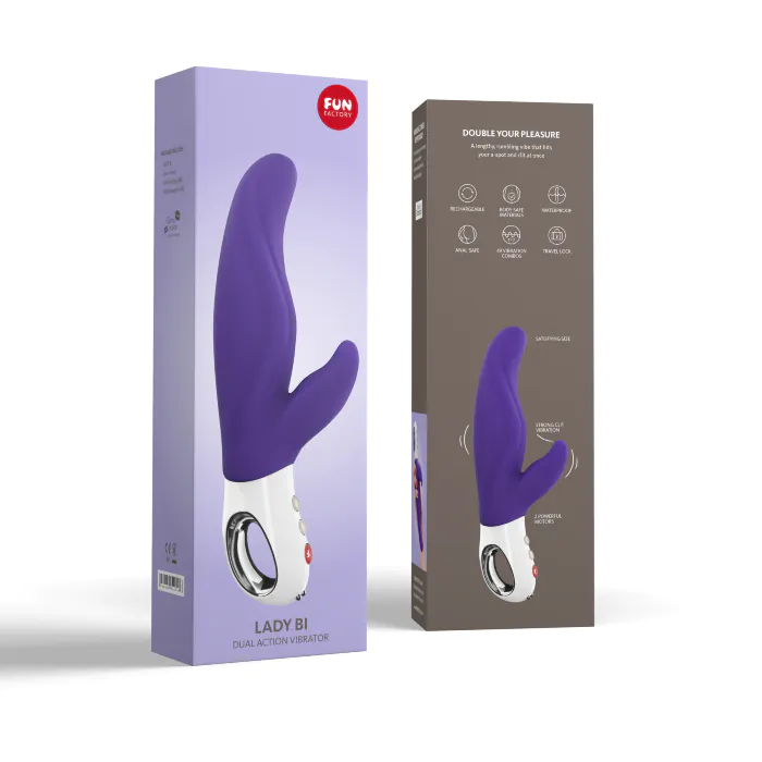 Вібратор Fun Factory Lady Bi Violet — фото 7
