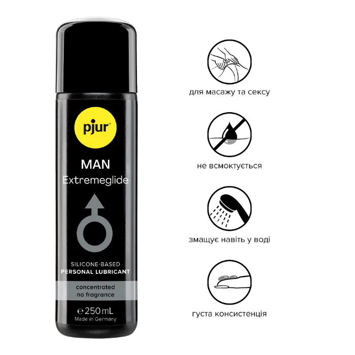 Лубрикант на силіконовій основі pjur Man Premium Extremeglide 250 мл — фото 2