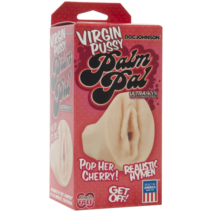 Мастурбатор вагіна незаймана Doc Johnson Virgin Pussy Palm Pal Ultraskyn — фото 2