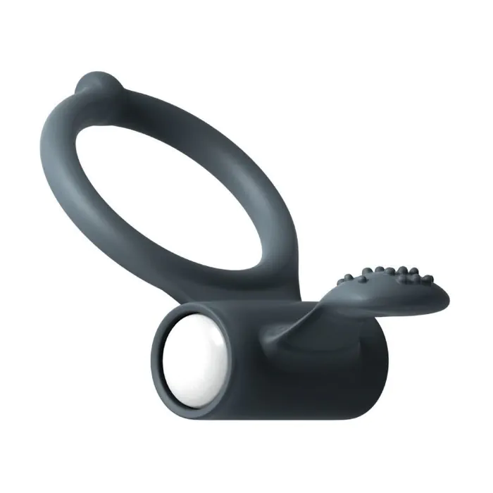 Кільце з вібрацією Marc Dorcel Power Clit Black V2
