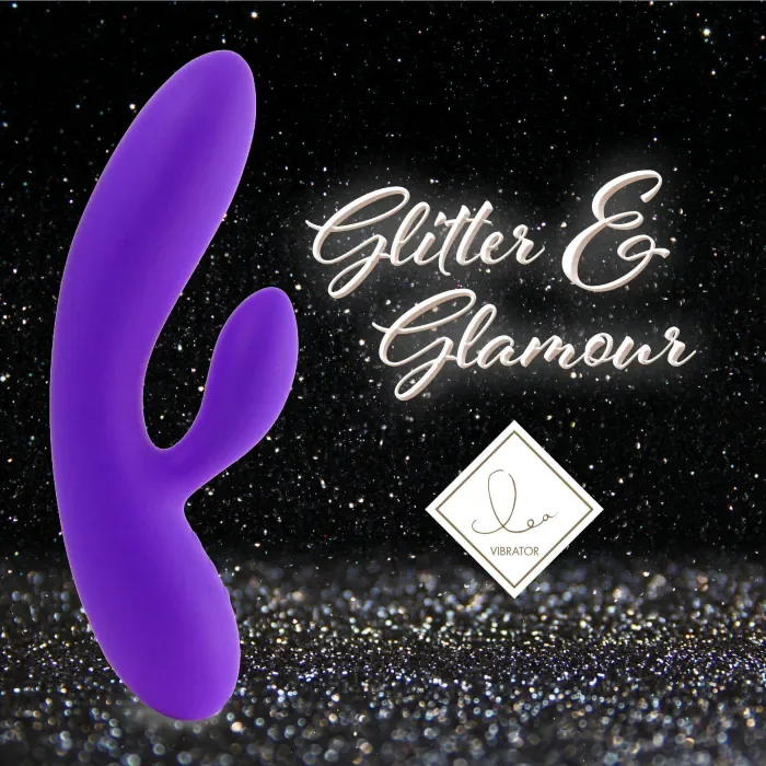 Гнучкий вібратор кролик FeelzToys Lea Rabbit Vibrator Medium Purple — фото 3