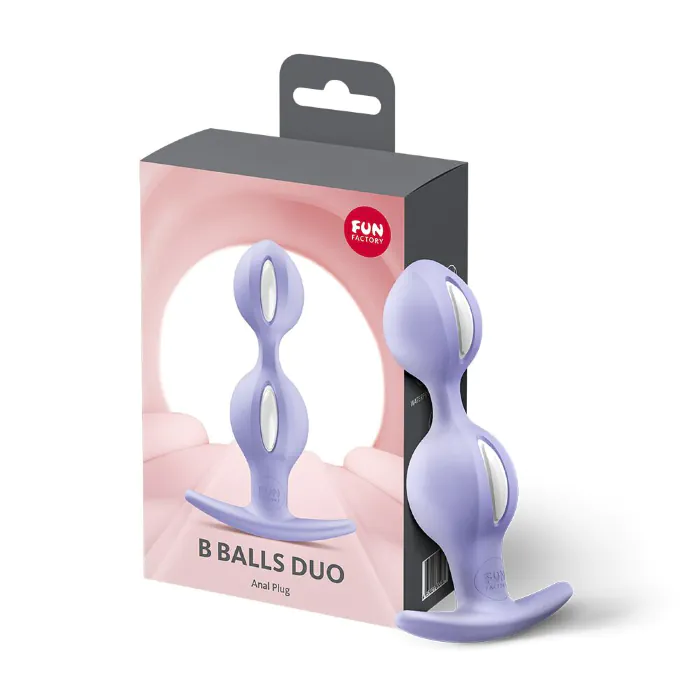 Анальні кульки Fun Factory B Balls Duo Purple — фото 3