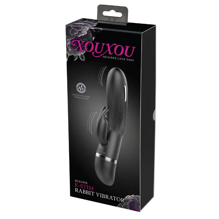 Вібратор кролик XOUXOU E-Stim Rabbit black — фото 6