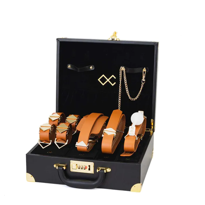 БДСМ-набір LOCKINK Moonlight Treasure Chest Brown Set