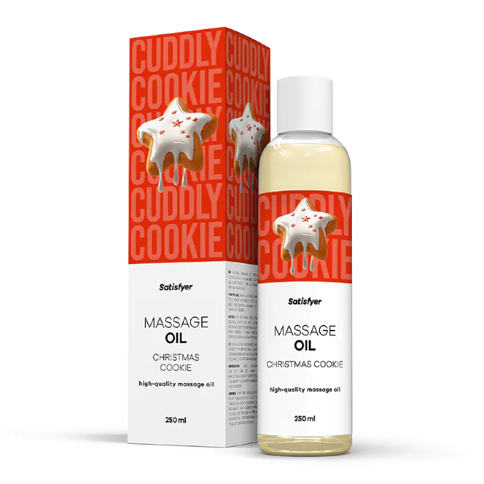Масажна олія Satisfyer Massage Oil Christmas Cookie 250 мл — фото 3