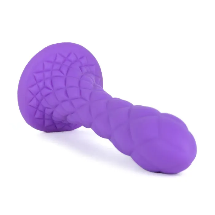 Фалоімітатор SilexD Fantasy Liquid Silicone Dreamy 7" Purple — фото 2