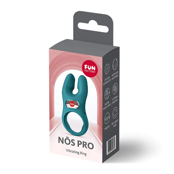 Віброкільце Fun Factory NŌS Pro Bottle Green — фото 8