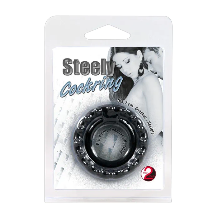 Еректильне кільце You2Toys Steely Cockring — фото 4