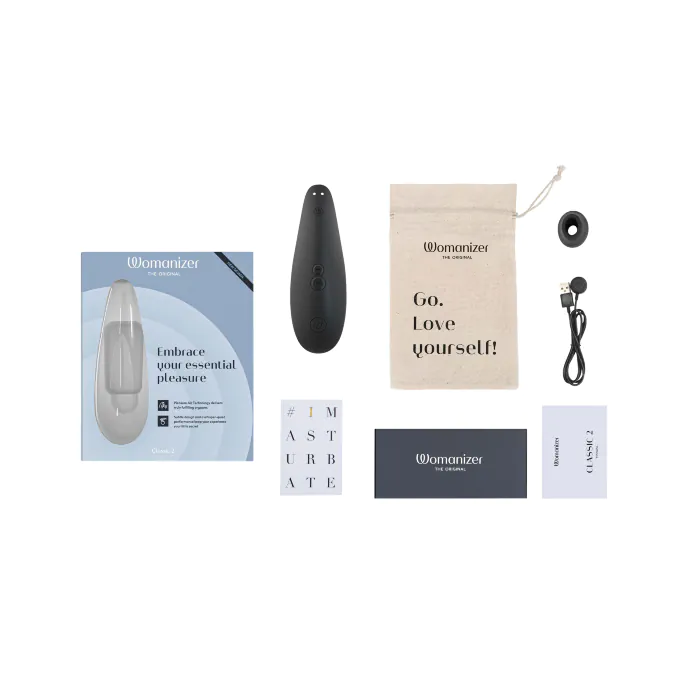 Вакуумний стимулятор Womanizer Classic 2 Black — фото 9