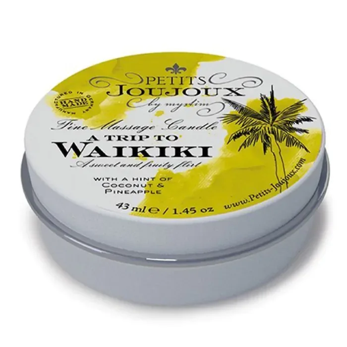Масажна свічка Petits Joujoux Waikiki Beach Coconut and Pineapple