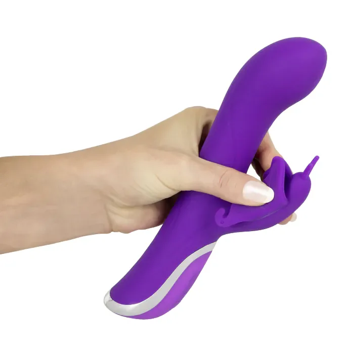 Вібратор Sweet Smile Rechargeable Rotating Purple — фото 9