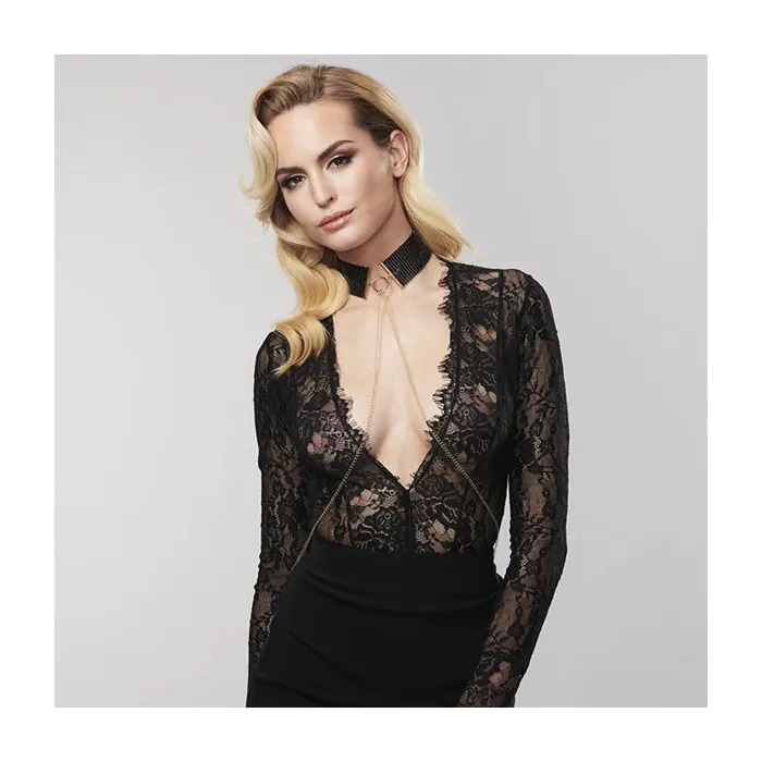 Чокер-комір Bijoux Indiscrets Desir Metallique Collar Black — фото 7