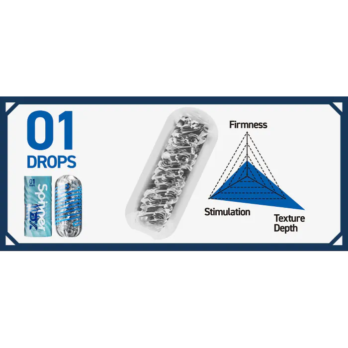 Мастурбатор Tenga Spinner DX 01 Drops — фото 16