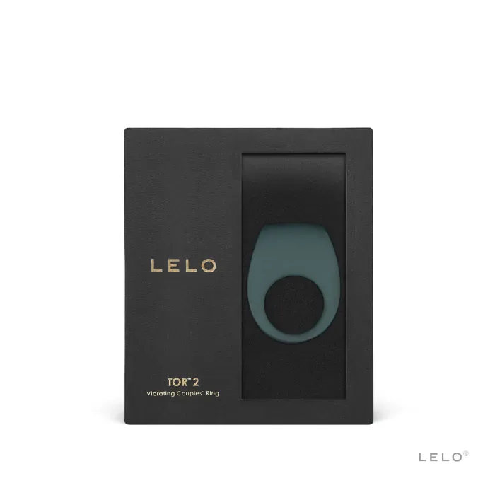 Ерекційне кільце з вібрацією Lelo Tor 2 Green — фото 6