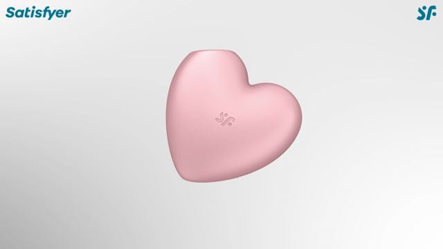 Вакуумний стимулятор з вібрацією Satisfyer Cutie Heart Blue — фото 6