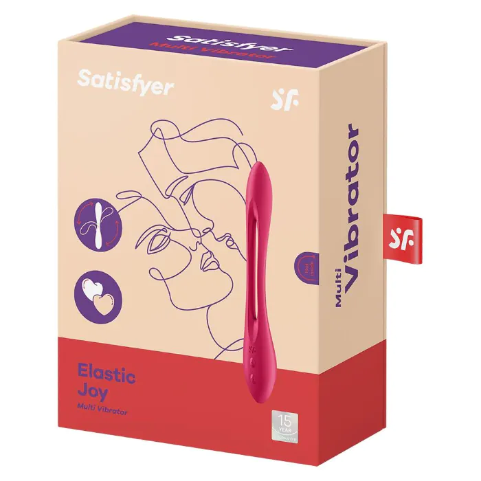 Універсальний вібратор для пар Satisfyer Elastic Joy Red — фото 6