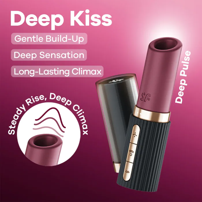 Вакуумний стимулятор Satisfyer Deep Kiss — фото 8