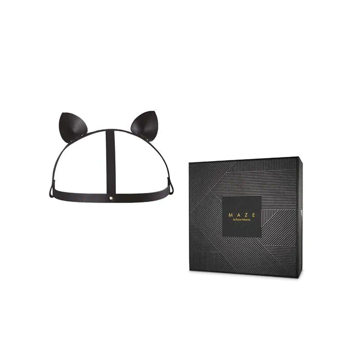 Котячі вушка Bijoux Indiscrets MAZE Cat Ears Headpiece Black — фото 3