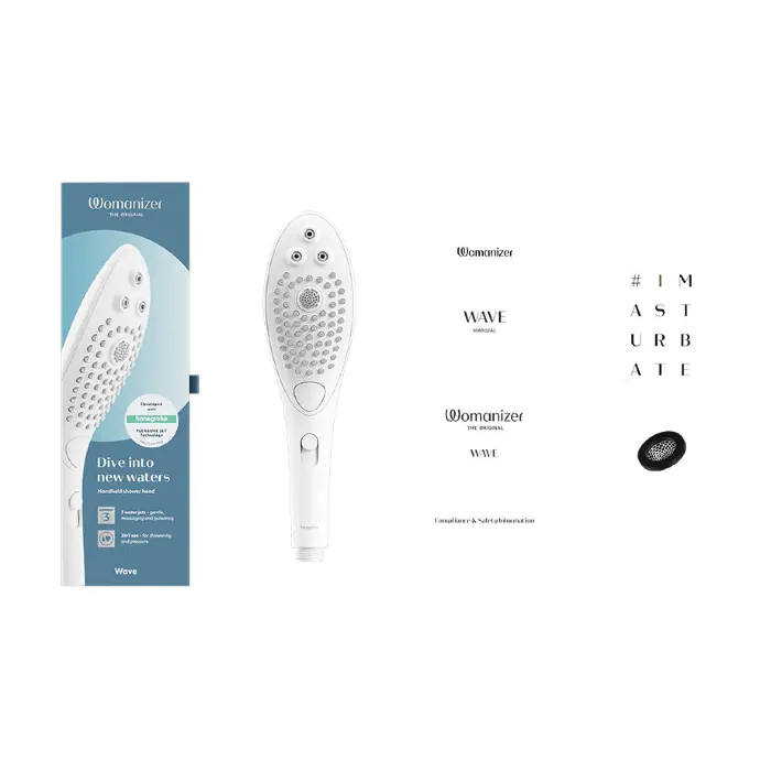 Насадка для душу Womanizer Wave White — фото 7
