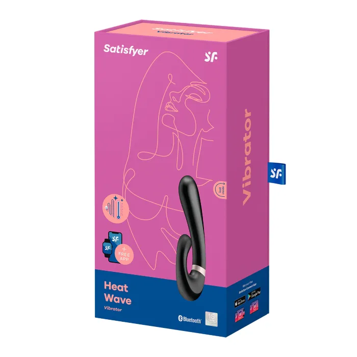 Смарт вібратор Satisfyer Heat Wave Connect App black — фото 7