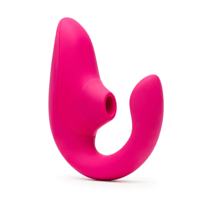 Вібратор кролик з вакуумною стимуляцією Womanizer Blend Vibrant Pink