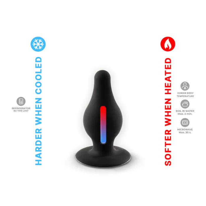 Анальна пробка SilexD Plug Model 2 Black S — фото 2