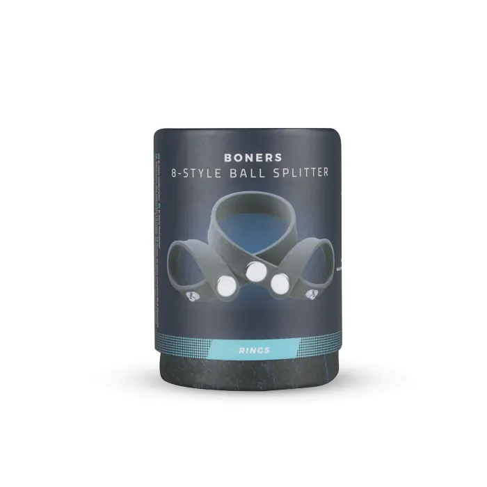 Ерекційне кільце з роздільником мошонки Boners 8-Style Ball Splitter — фото 2