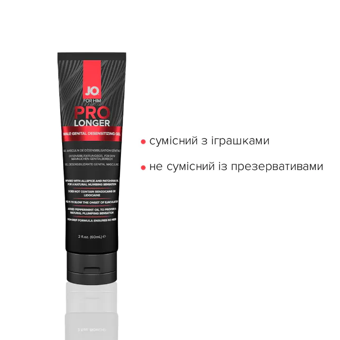 Пролонгуючий гель JO Prolonger Gel 60 мл — фото 4