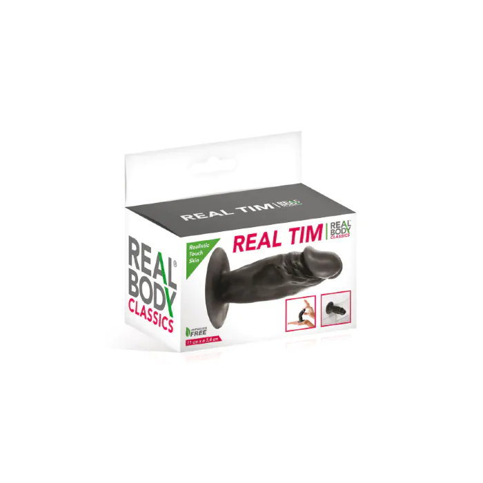 Фалоімітатор Real Body Tim Mini Black — фото 3