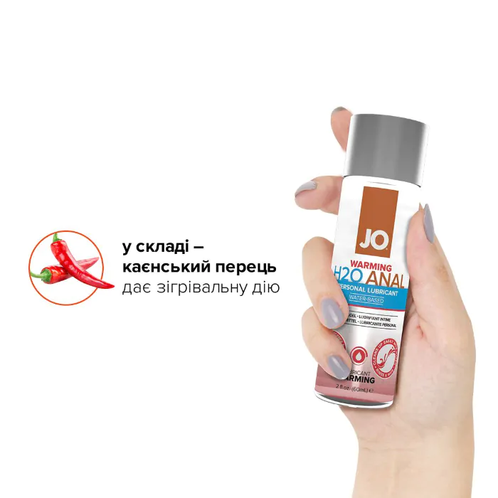 Анальний лубрикант на водній основі JO Anal H2O 60 мл — фото 4