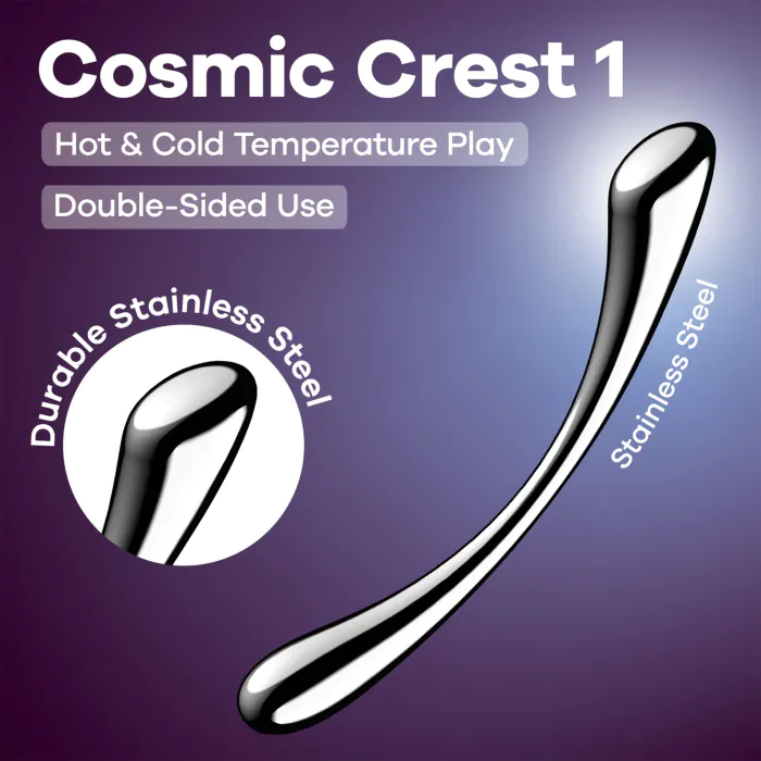Металевий дилдо Satisfyer Cosmic Crest 1 — фото 6