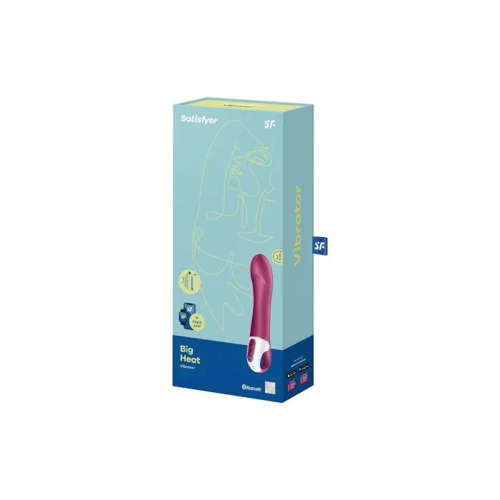 Смарт вібратор для точки G Satisfyer Big Heat Connect App — фото 4