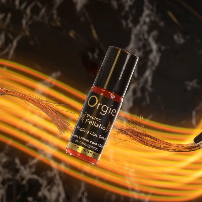 Блиск для губ з ефектом вібрації Orgie Electric Fellatio Lips Gloss 10 мл — фото 4