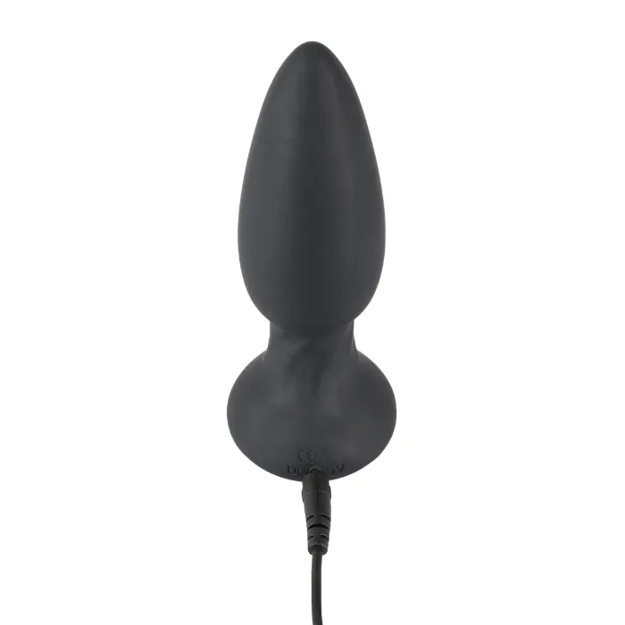 Анальна пробка Black Velvets RC Rotating & Vibrating Plug Black — фото 4