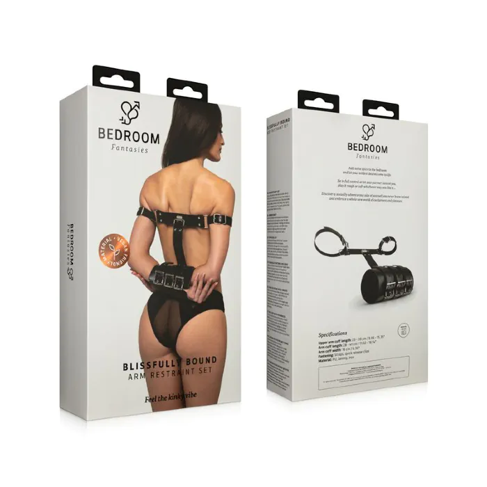 Фіксатор Bedroom Fantasies Blissfully Bound Arm Restraint Set Black — фото 6