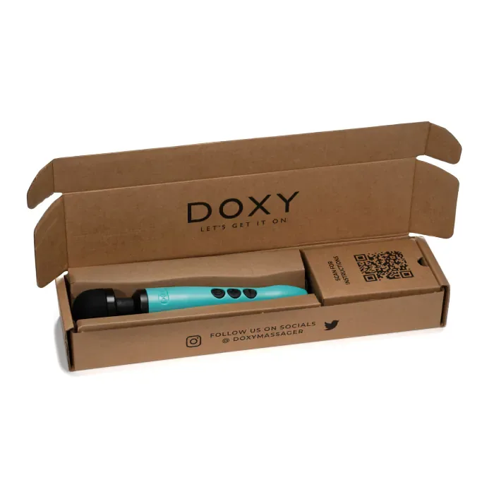 Вібромасажер Doxy 3 USB-C Massager Turquoise — фото 6