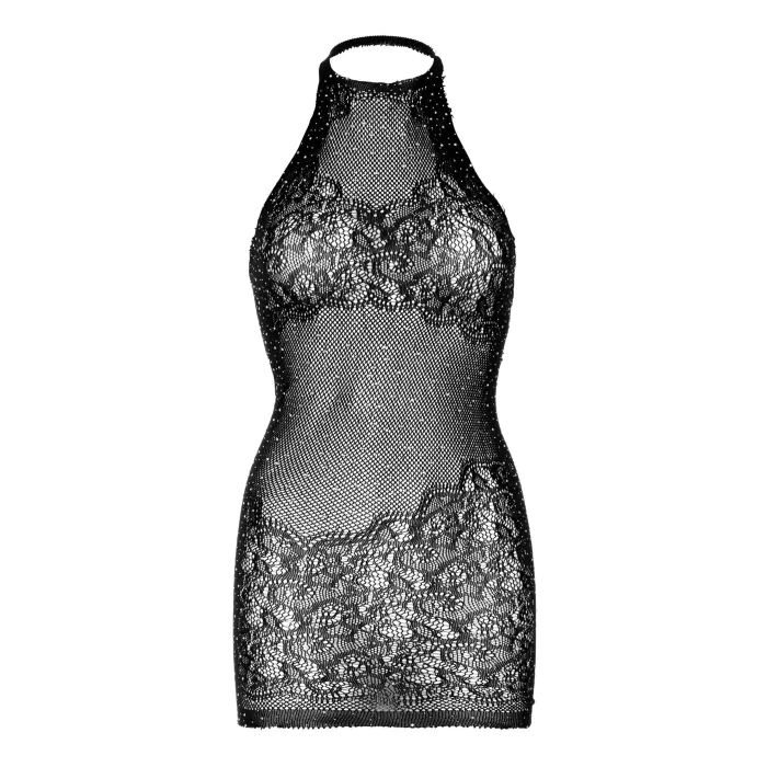 Сукня Leg Avenue Rhinestone halter mini dress Black one size — фото 7