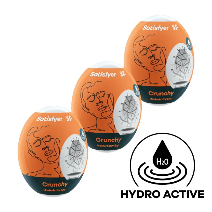 Набір мастурбаторів Satisfyer Egg 3er Set Chrunchy