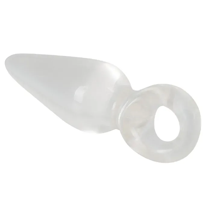 Анальна пробка прозора Finger Plug — фото 4