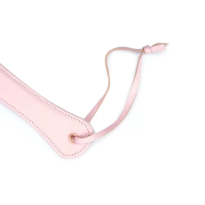 Паддл Liebe Seele White & Pink Leather Paddle — фото 6