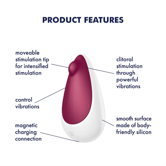 Вібратор Satisfyer Spot On 3 Berry — фото 3