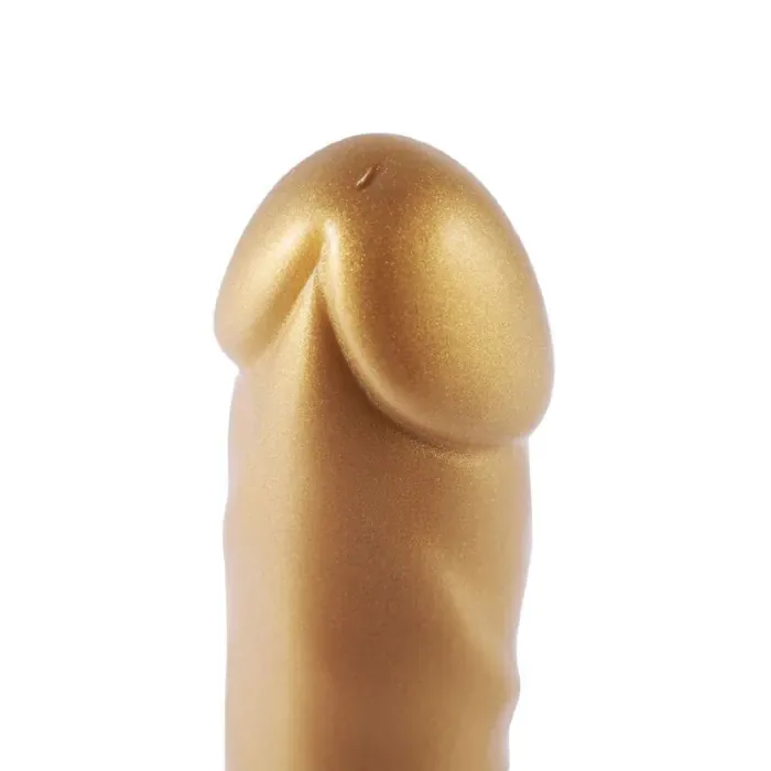 Фалоімітатор Hismith 6.8″ Golden Silicone Dildo — фото 6